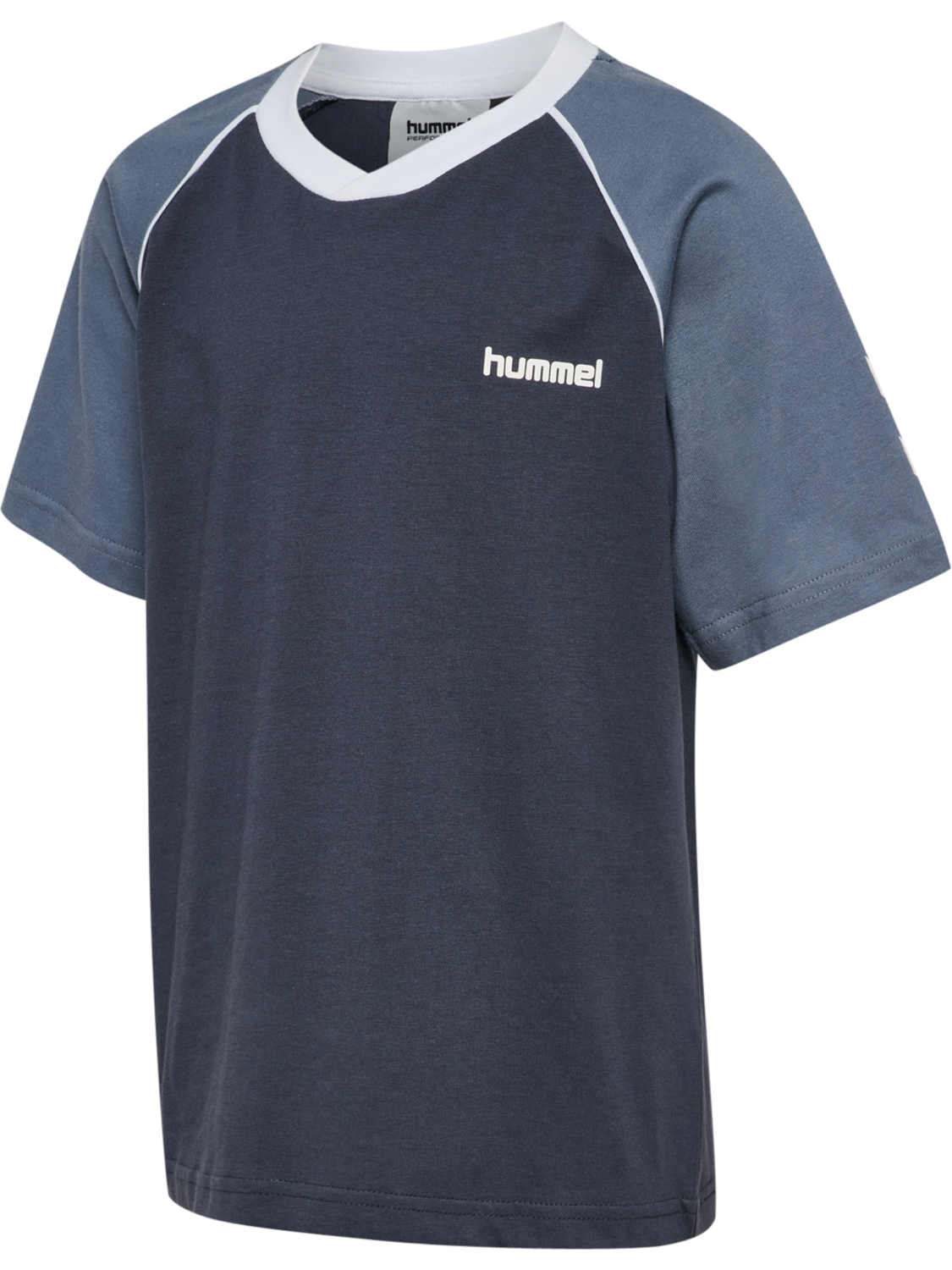 hmlJR ROLF T-SHIRT S/S, OMBRE BLUE, packshot