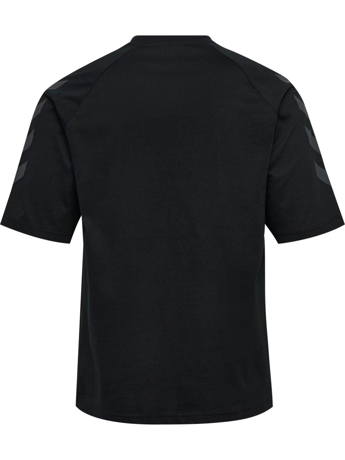 hmlKEEPER CHEVRON T-SHIRT S/S, BLACK, packshot