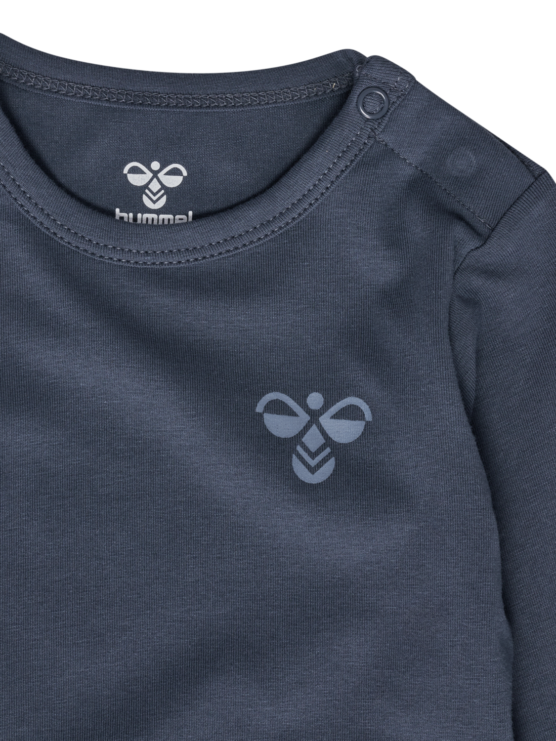hmlMINI 2-PACK BODY L/S, OMBRE BLUE/FLINT STONE, packshot
