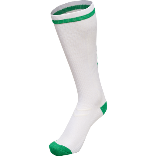 ELITE INDOOR SOCK HIGH, WHITE/JELLY BEAN ELITE INDOOR SOCK HIGH, WHITE/JELLY BEAN, packshot