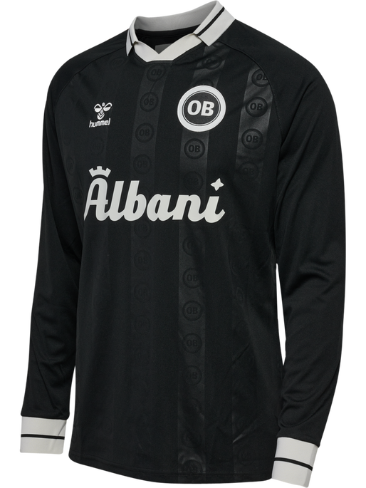OB 24/25 PREGAME JERSEY L/S, BLACK OB 24/25 PREGAME JERSEY L/S, BLACK, packshot