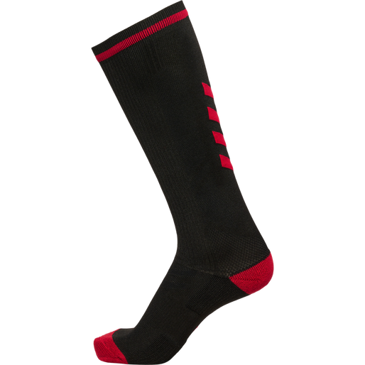 ELITE INDOOR SOCK HIGH, BLACK, packshot