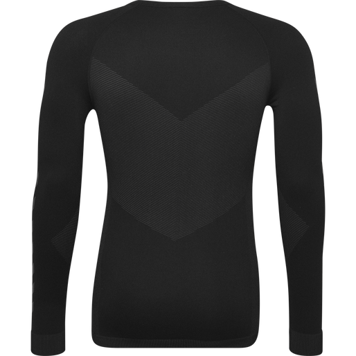 HUMMEL FIRST SEAMLESS JERSEY L/S , BLACK, packshot