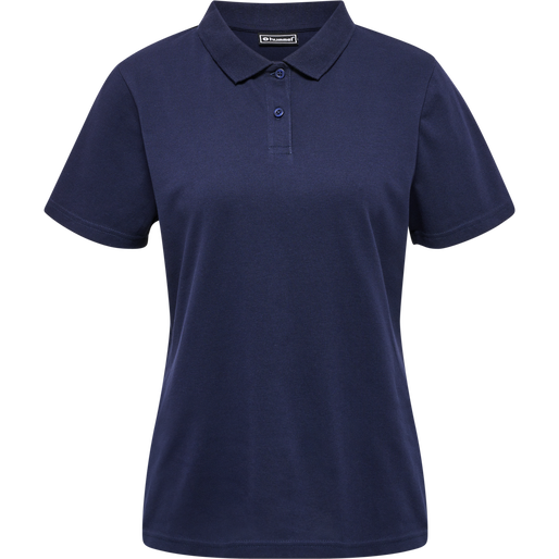 hmlRED STRETCH POLO WOMAN, MARINE, packshot