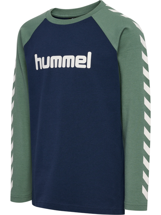 hmlBOYS T-SHIRT L/S, LAUREL WREATH, packshot