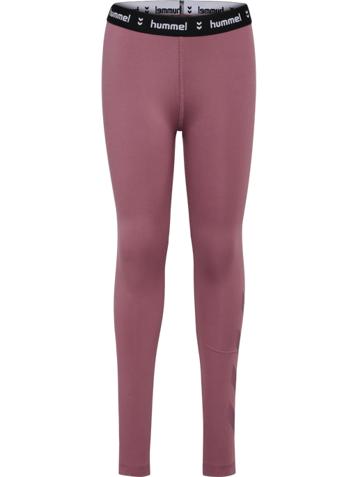 hmlJR PULSE MID WAIST TIGHTS, WISTFUL MAUVE, packshot