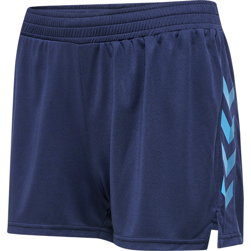 hmlONGRID POLY SHORTS WO, MARINE, packshot