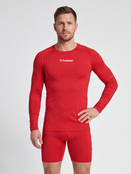 hmlBL PERFORMANCE TEE L/S, TRUE RED, model