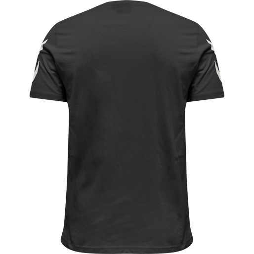 hmlLEGACY CHEVRON T-SHIRT, BLACK, packshot