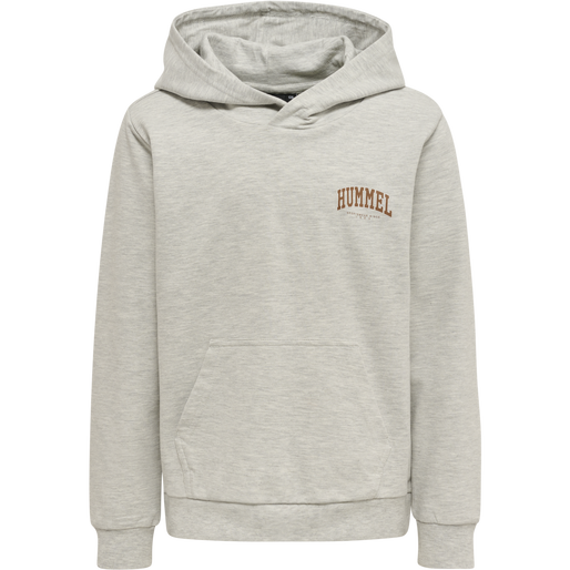 hmlFAST HOODIE, LIGHT GREY MELANGE, packshot