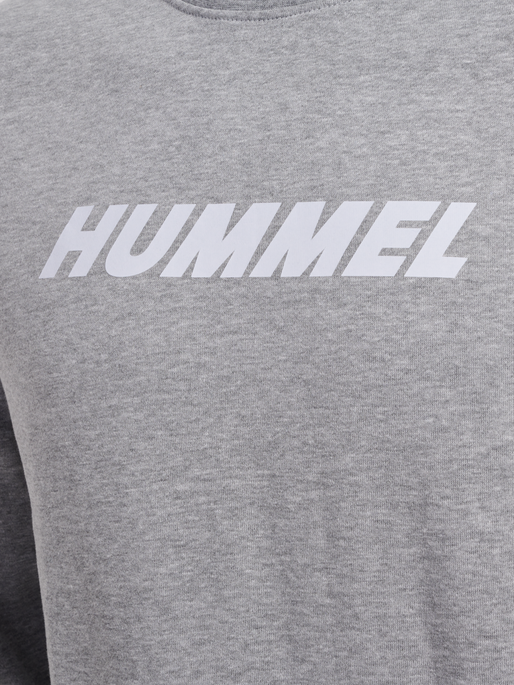 hmlELEMENTAL SWEATSHIRT, GREY MELANGE, packshot