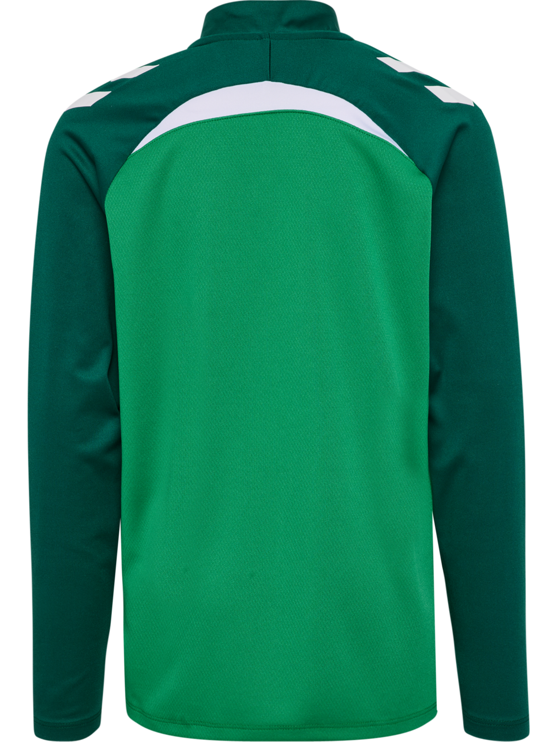 hmlLEAD 2.0 HALF ZIP KIDS, JELLY BEAN/EVERGREEN, packshot