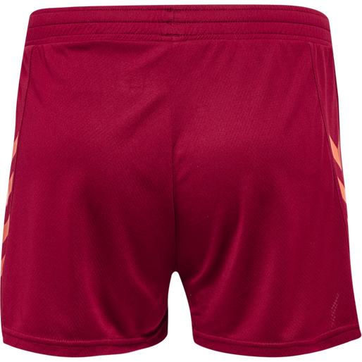 hmlONGRID POLY SHORTS WO, RHUBARB/NASTURTIUM, packshot