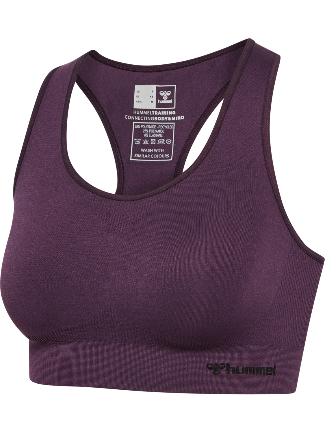 hmlTIF SEAMLESS SPORTS TOP, PLUM PERFECT, packshot