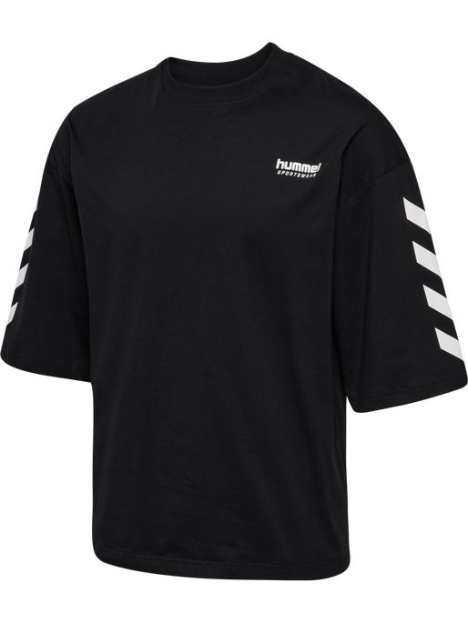 hmlOVERSIZED WILLY T-SHIRT SW, BLACK hmlOVERSIZED WILLY T-SHIRT SW, BLACK, packshot