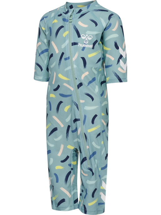 hmlMORGAT SWIM SUIT, BLUE SURF, packshot