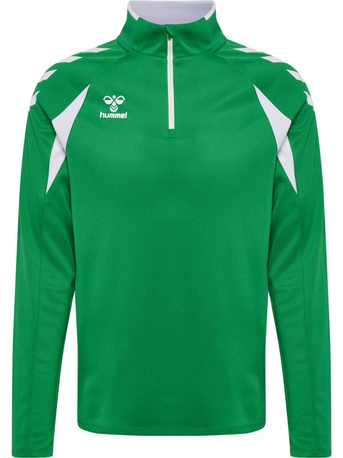 hmlCORE 2.0 HALF ZIP, JELLY BEAN/WHITE, packshot