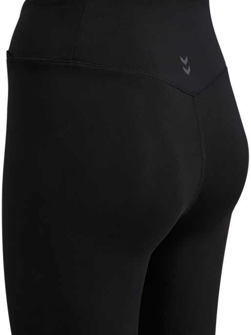 hmlYOGA WRAP HIGH WAIST W TIGHTS, BLACK, packshot