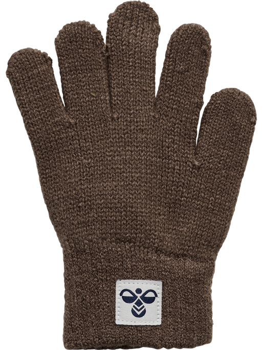 hmlJR KNIT GLOVES 2-PACK, PEPPERCORN hmlJR KNIT GLOVES 2-PACK, PEPPERCORN, packshot