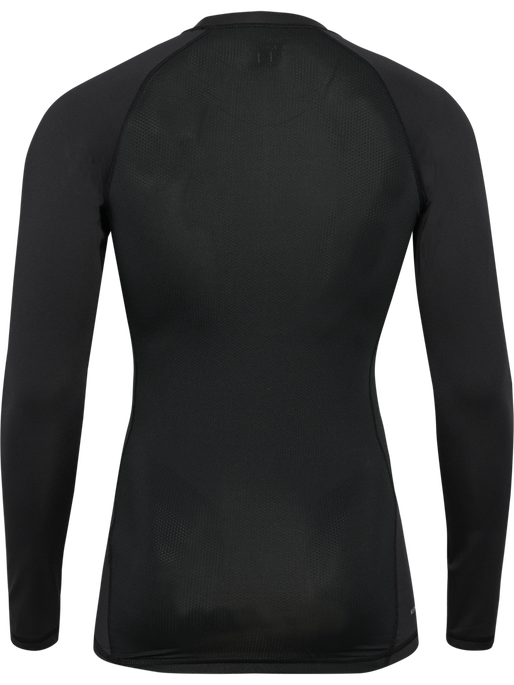 hmlBL PERFORMANCE TEE L/S, BLACK, packshot