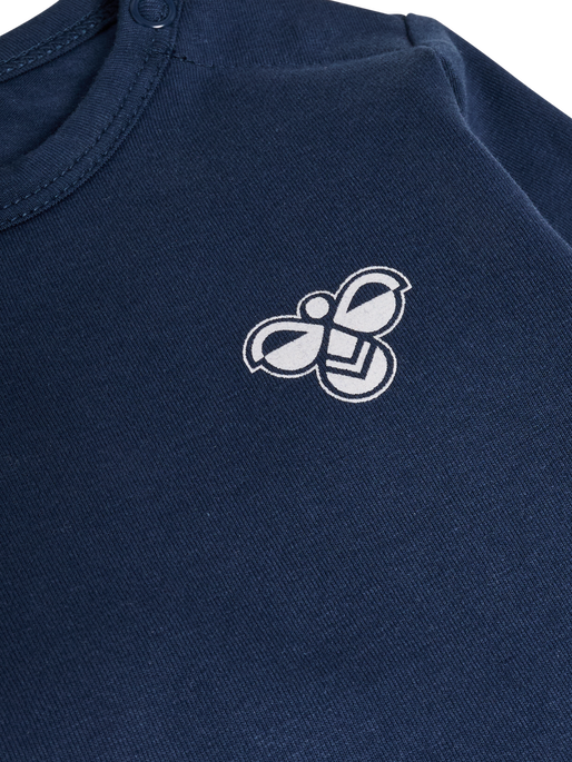 hmlMINI SOLID BODY L/S BEE, DRESS BLUES, packshot