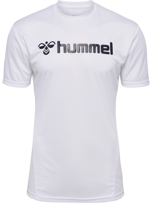 hmlLOGO JERSEY S/S, WHITE, packshot