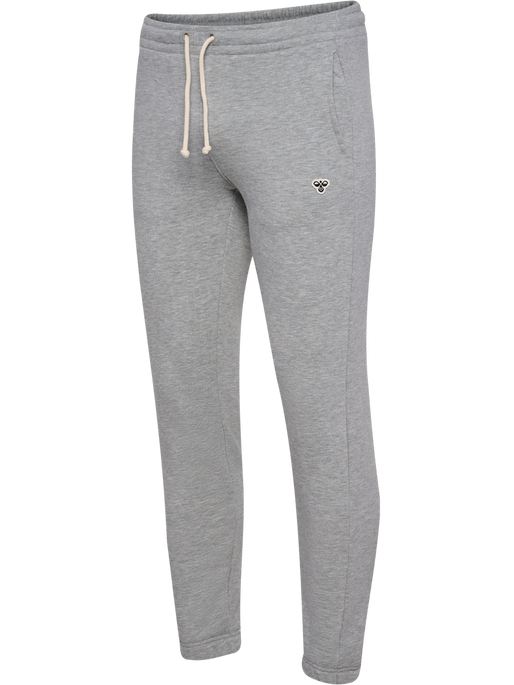 hmlREGULAR SWEATPANT BEE, GREY MELANGE hmlREGULAR SWEATPANT BEE, GREY MELANGE, packshot