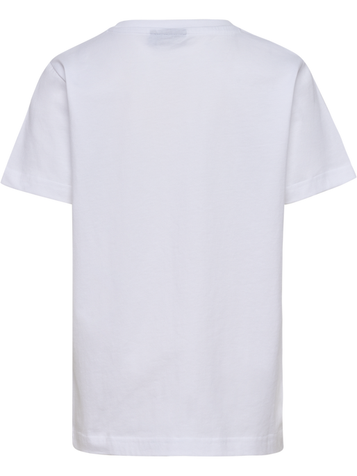 hmlPRINT T-SHIRT S/S, BRIGHT WHITE, packshot