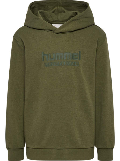 hmlJR BASE HOODIE, WINTER MOSS hmlJR BASE HOODIE, WINTER MOSS, packshot