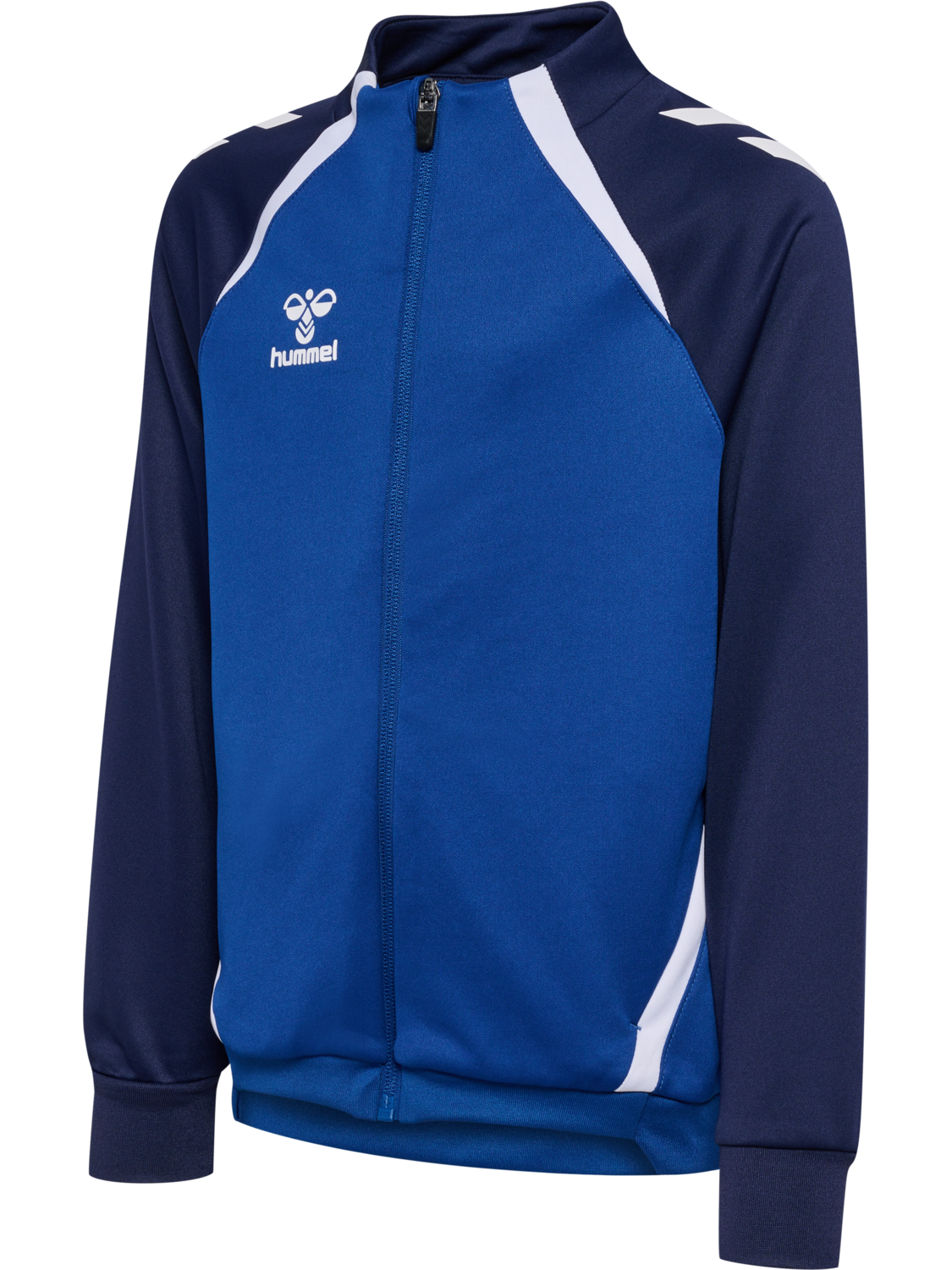 hmlLEAD 2.0 TRACK ZIP JACKET KIDS, TRUE BLUE/MARINE, packshot