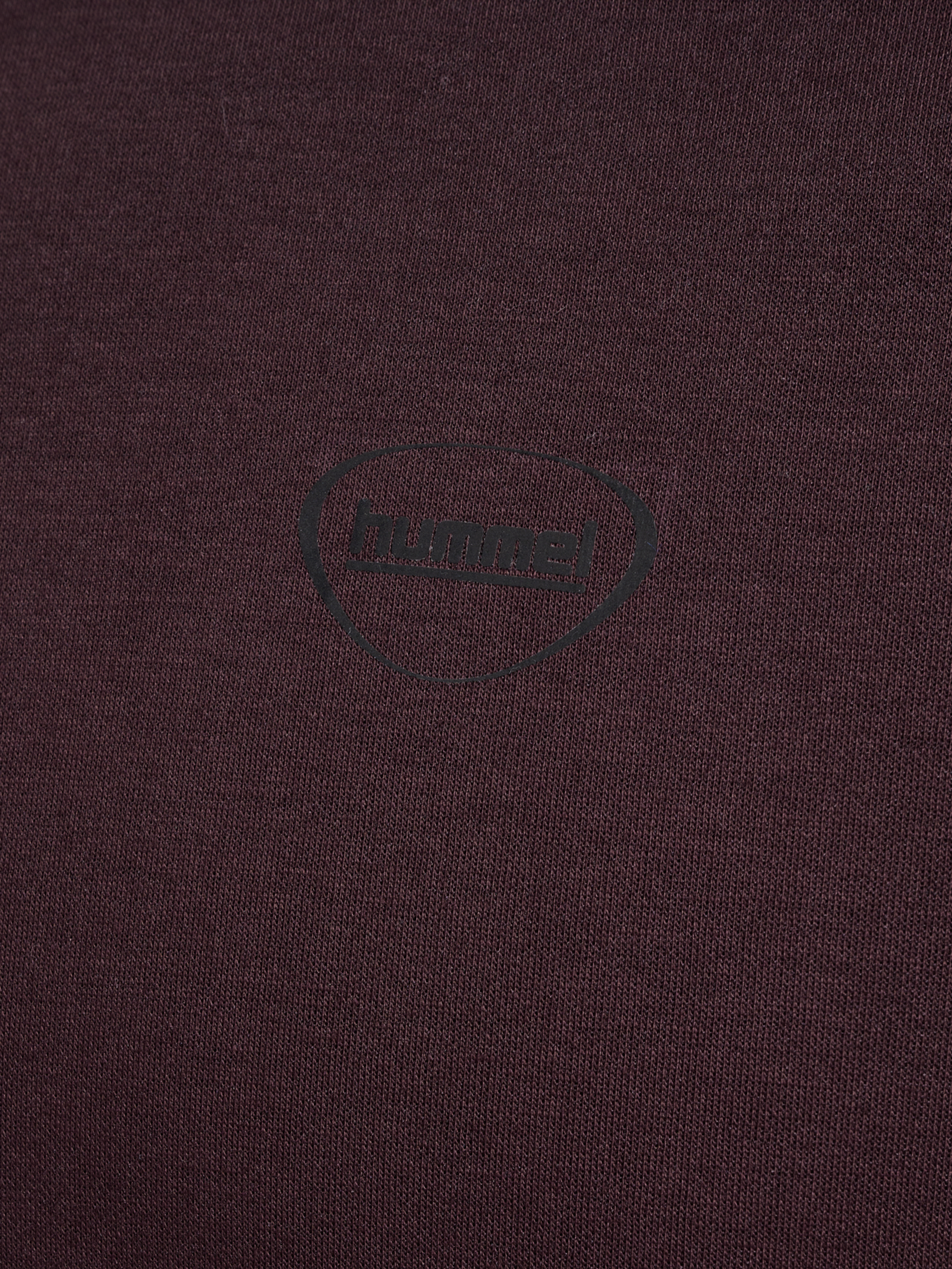 hmlTECH LOOSE TEE, CHOCOLATE PLUM, packshot