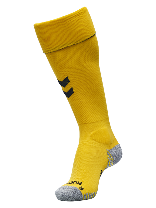 PRO FOOTBALL SOCK 17 - 18, SPORTS YELLOW/BLACK, packshot