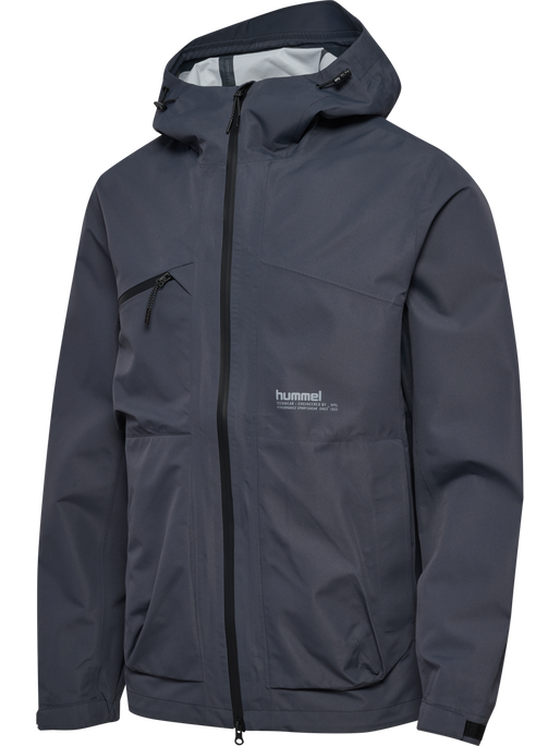 hmlWATERPROOF 2.5L SHELL JACKET, EBONY, packshot