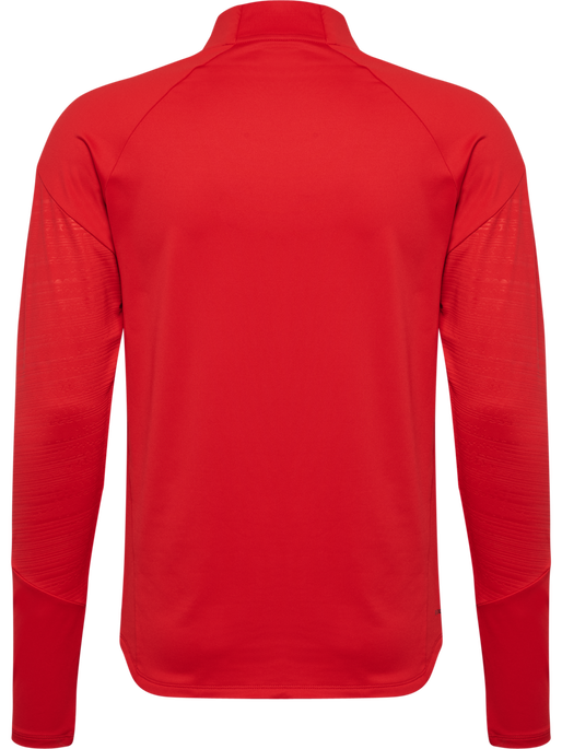 hmlPRO TRAINING HALF ZIP, TRUE RED, packshot