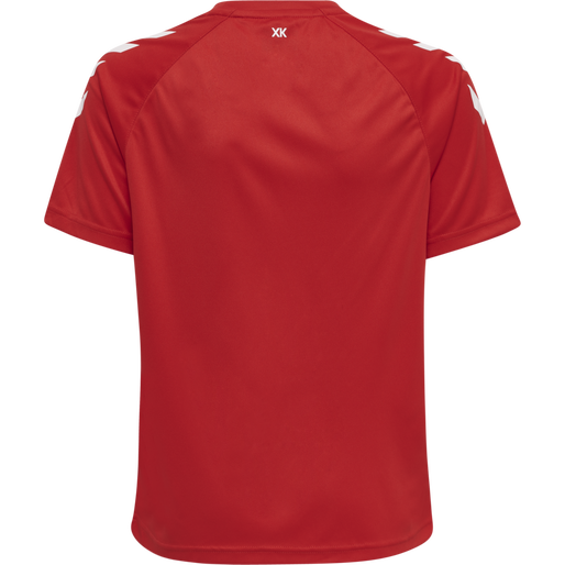 hmlCORE XK CORE POLY TEE S/S KIDS, TRUE RED hmlCORE XK CORE POLY TEE S/S KIDS, TRUE RED, packshot