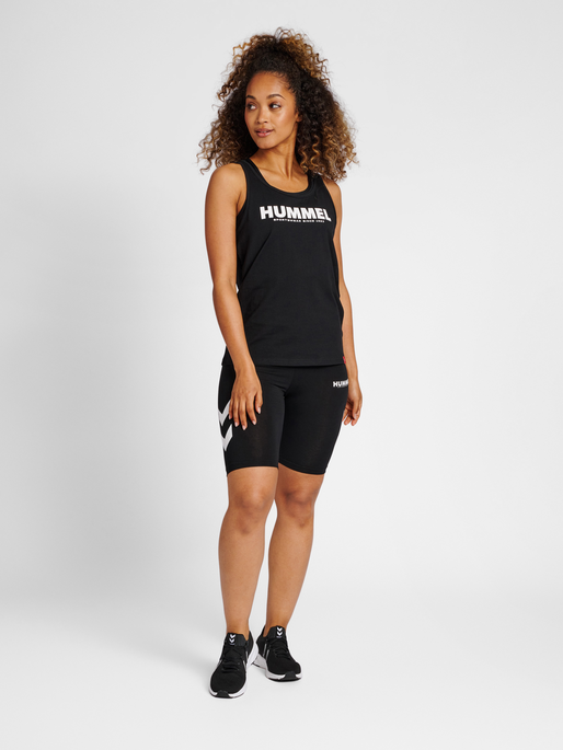 hmlLEGACY WOMAN TANKTOP, BLACK, model