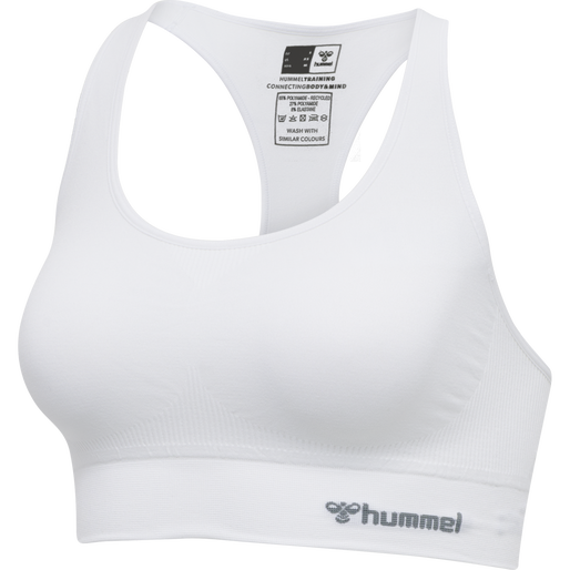 hmlTIF SEAMLESS SPORTS TOP, WHITE hmlTIF SEAMLESS SPORTS TOP, WHITE, packshot