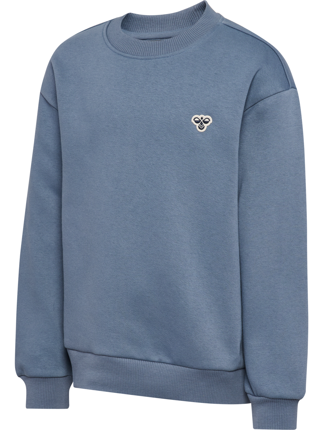 hmlJR LOOSE CREWNECK BEE, FLINT STONE, packshot