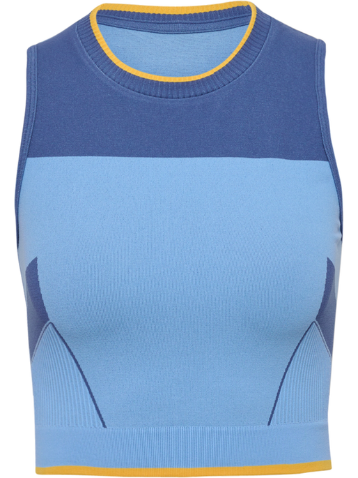 hmlSEAMLESS TOP, LICHEN BLUE, packshot