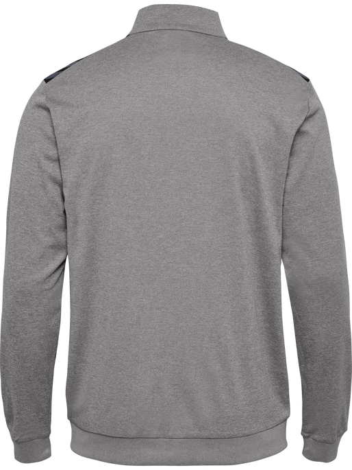 hmlAUTHENTIC PL ZIP JACKET, GREY MELANGE, packshot