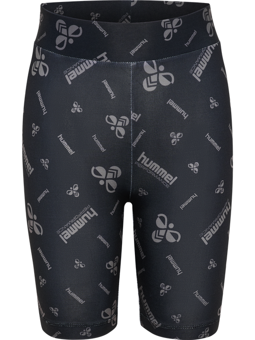 hmlJR GYM SHORT TIGHTS, BLACK/EBONY, packshot