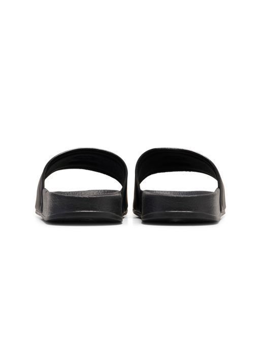 POOL SLIDE JR , BLACK/WHITE, packshot