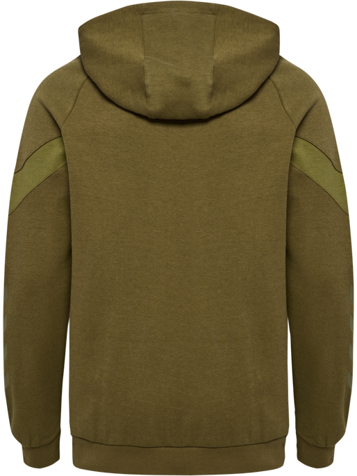 hmlTRAVEL SWEAT HOODIE, MILITARY OLIVE hmlTRAVEL SWEAT HOODIE, MILITARY OLIVE, packshot