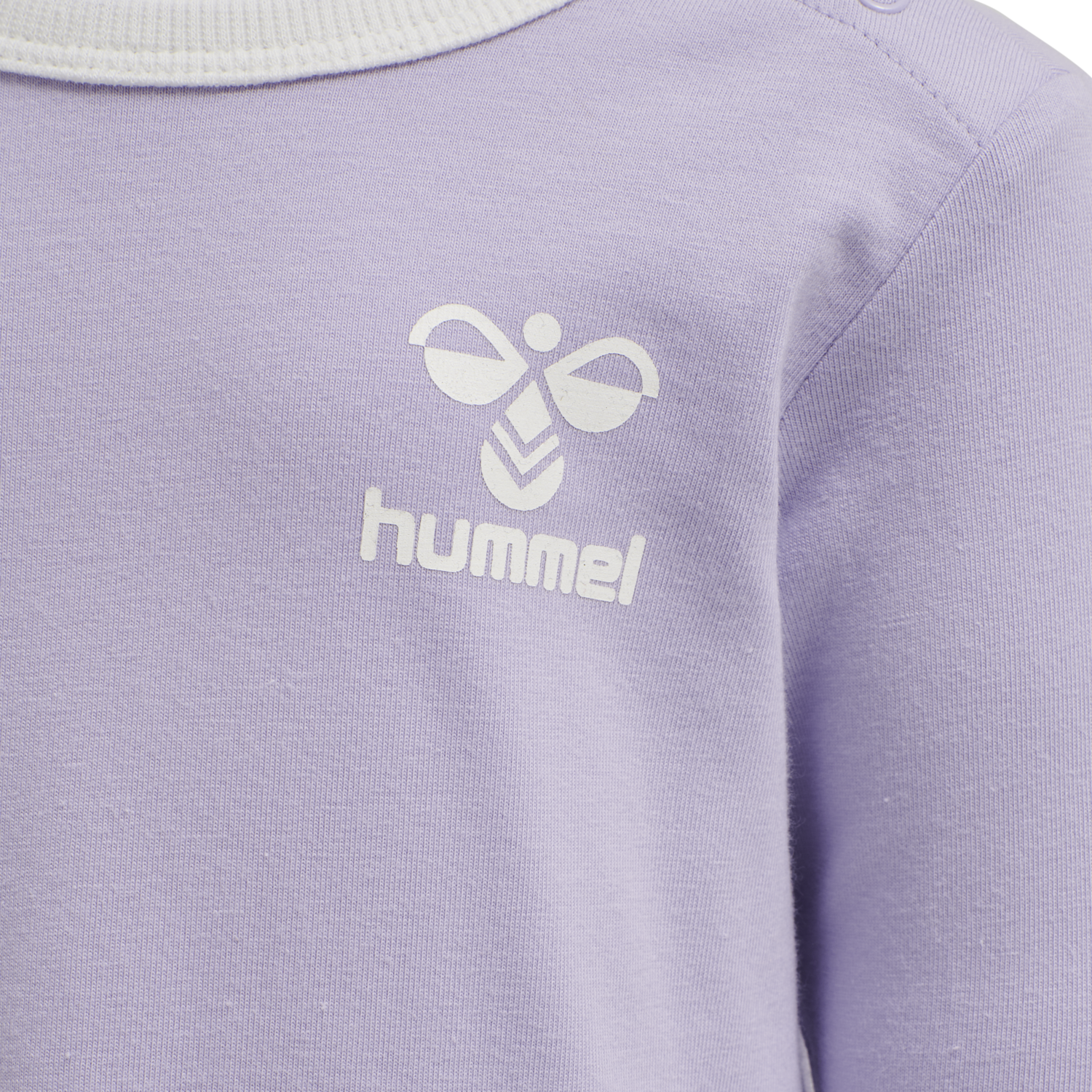 hmlMAUI T-SHIRT L/S, PASTEL LILAC, packshot