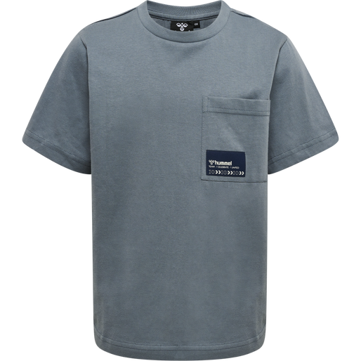 hmlROCKY T-SHIRT S/S, STORMY WEATHER, packshot