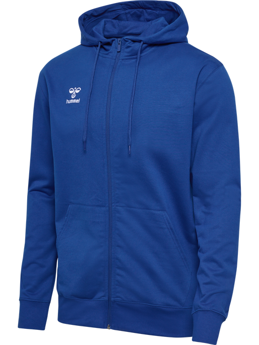 hmlGO 2.0 ZIP HOODIE, TRUE BLUE, packshot