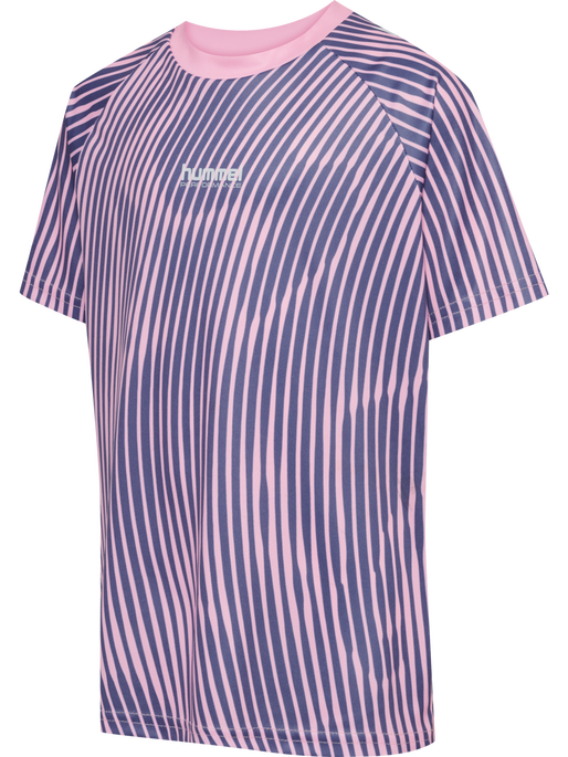 hmlJR GOAL AOP T-SHIRT S/S, PINK-A-BOO, packshot