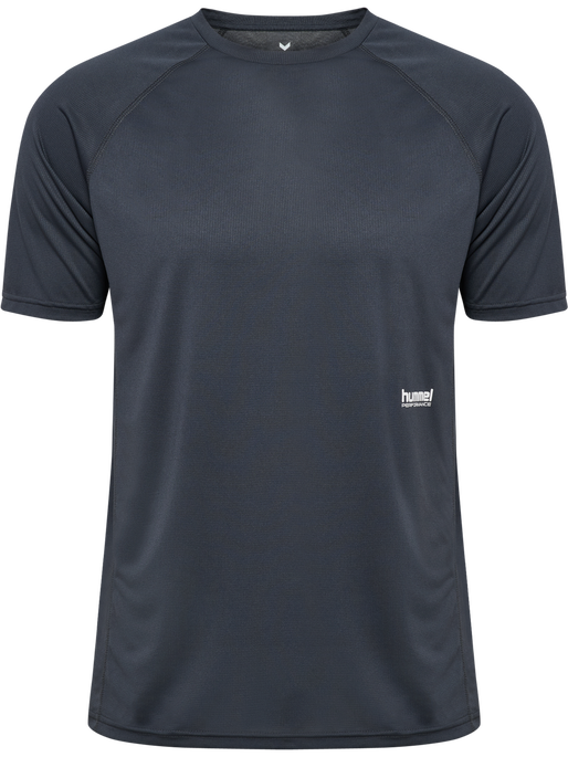 hmlPULSE WORKOUT T-SHIRT S/S, EBONY, packshot