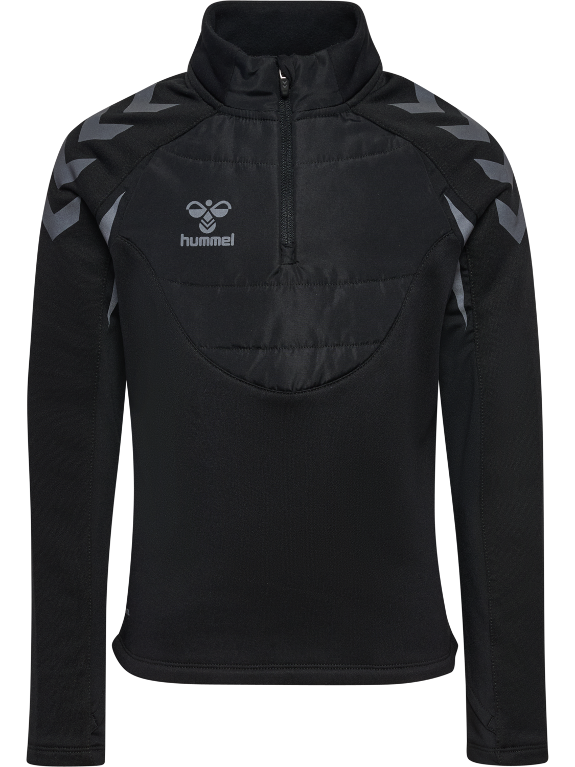 hmlBTC WINTER TRAINING HALF ZIP KID, BLACK, packshot