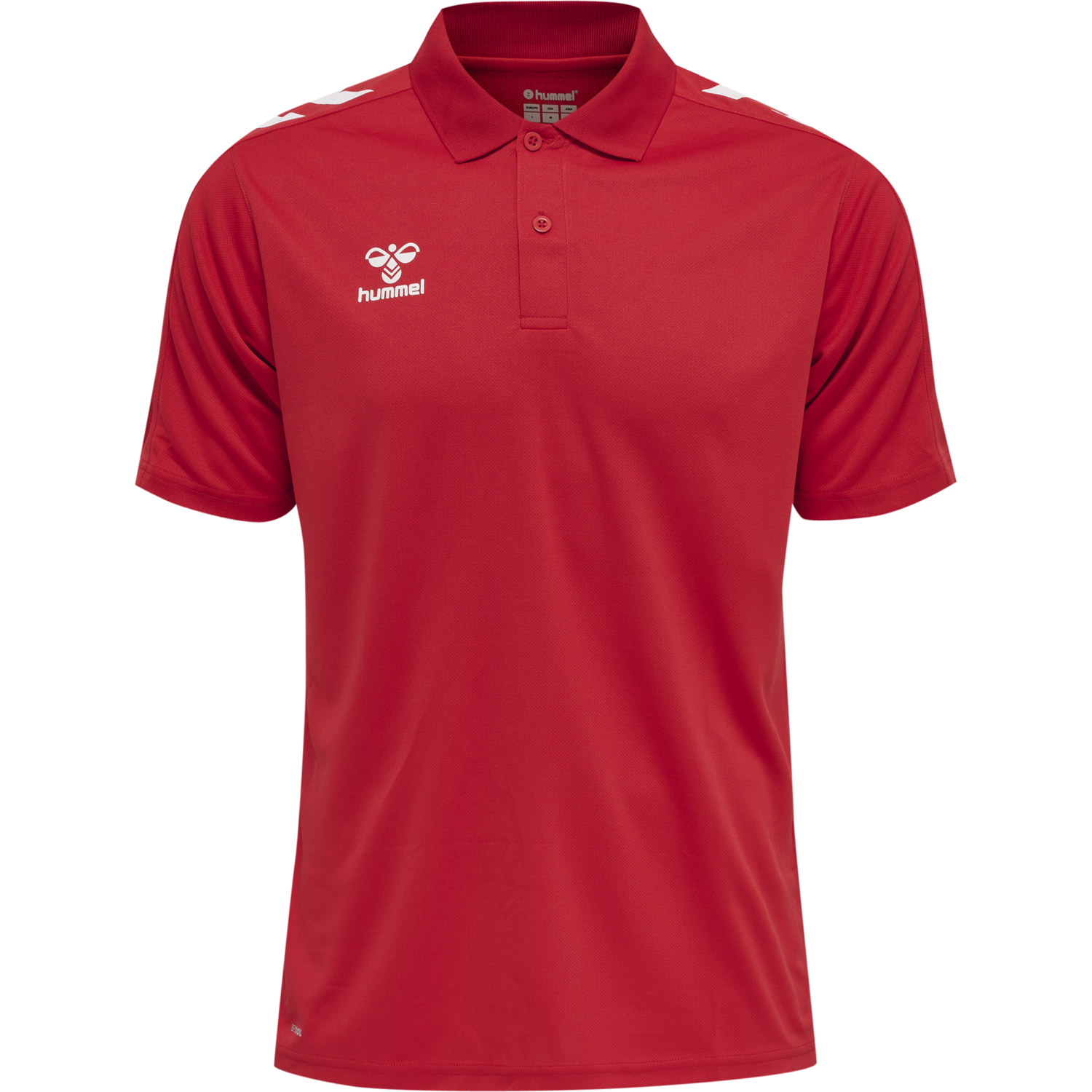 hmlCORE XK FUNCTIONAL POLO, TRUE RED, packshot